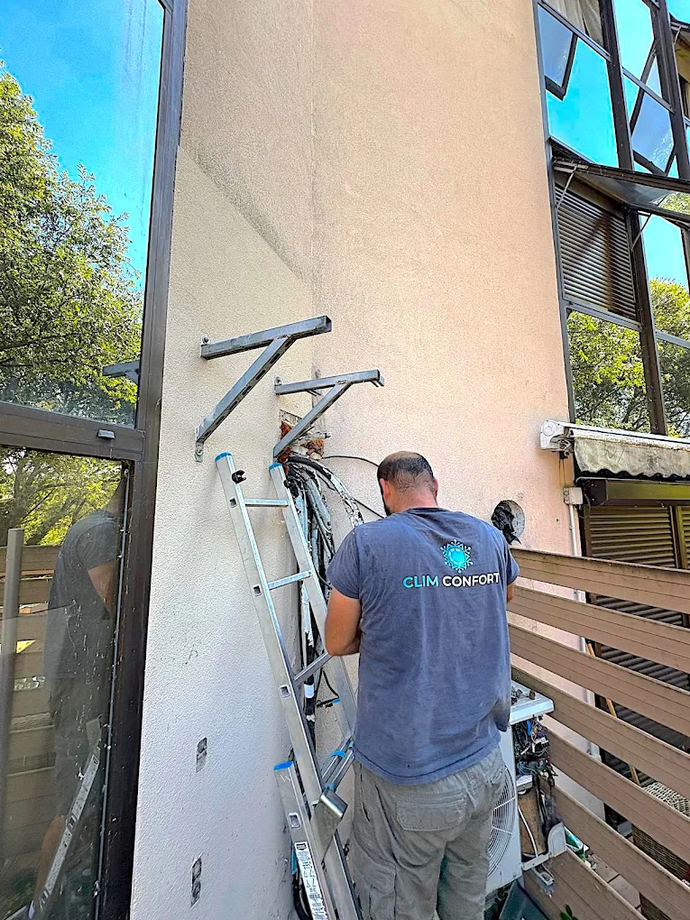 Entreprise chauffage Lyon - réalisation PAC monobloc appartement